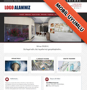 Mimarlık Ofisi Hazır Web Sitesi